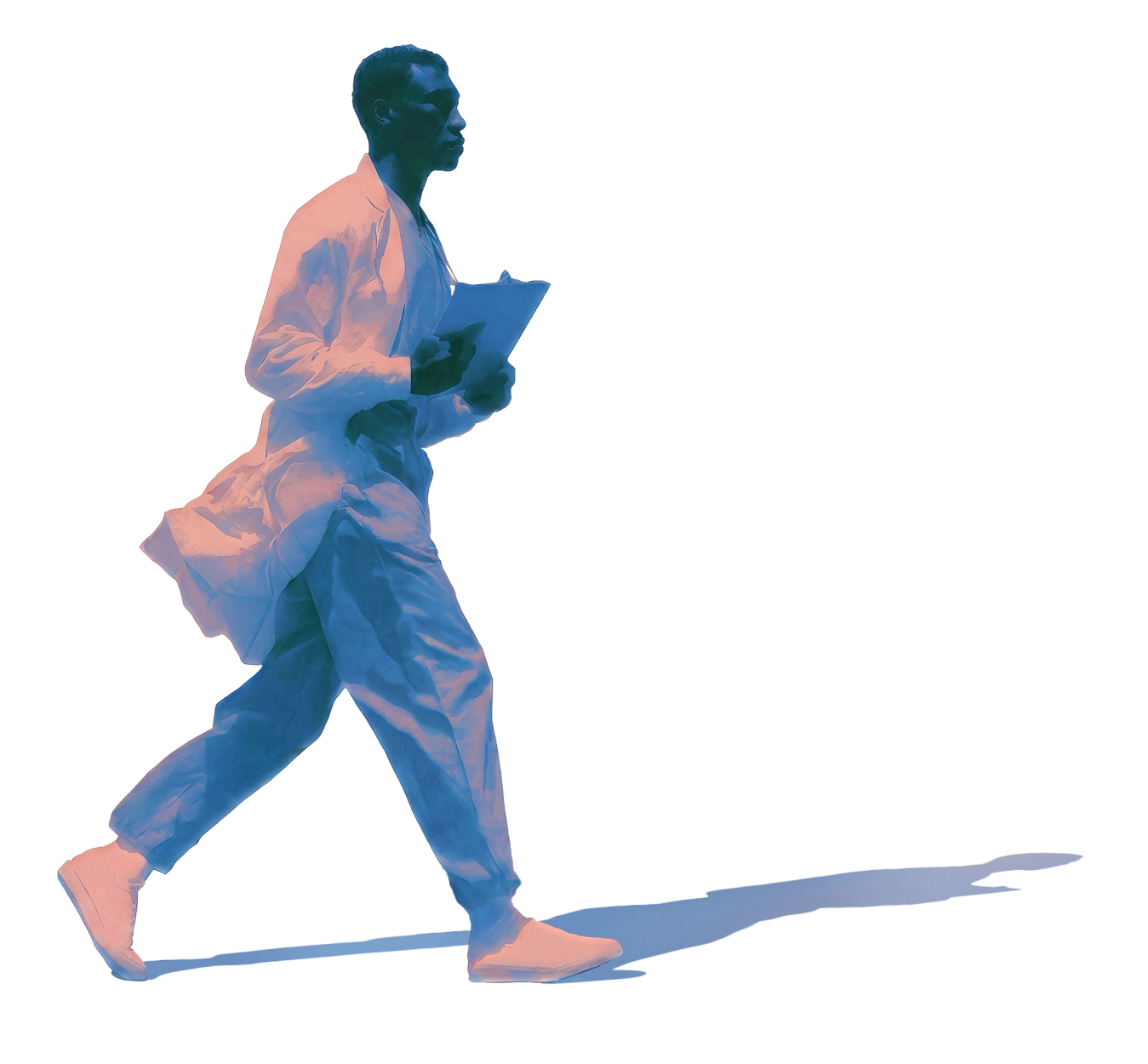 black male walking 