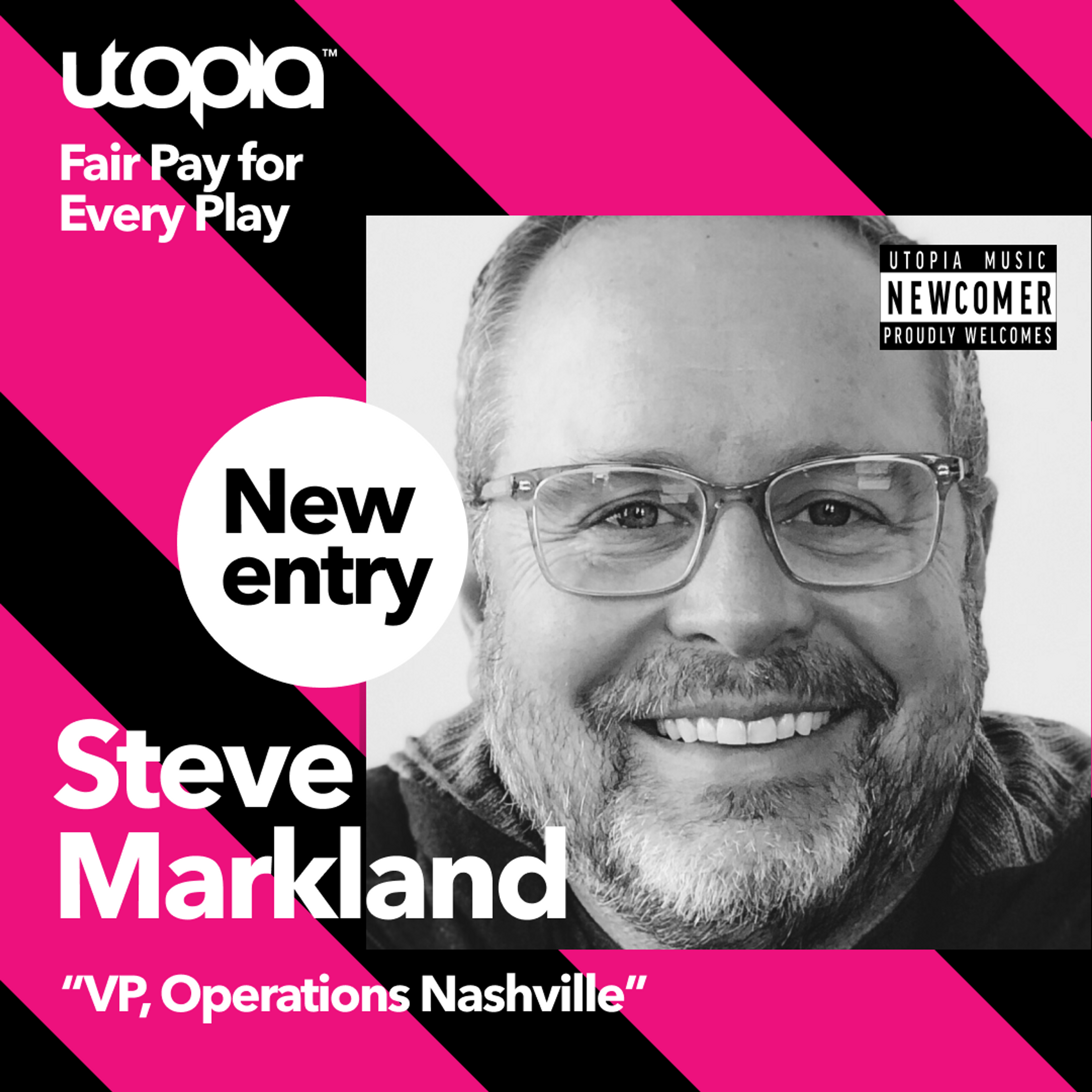 Card image for Steve Markland joins Utopia as VP for Nashville