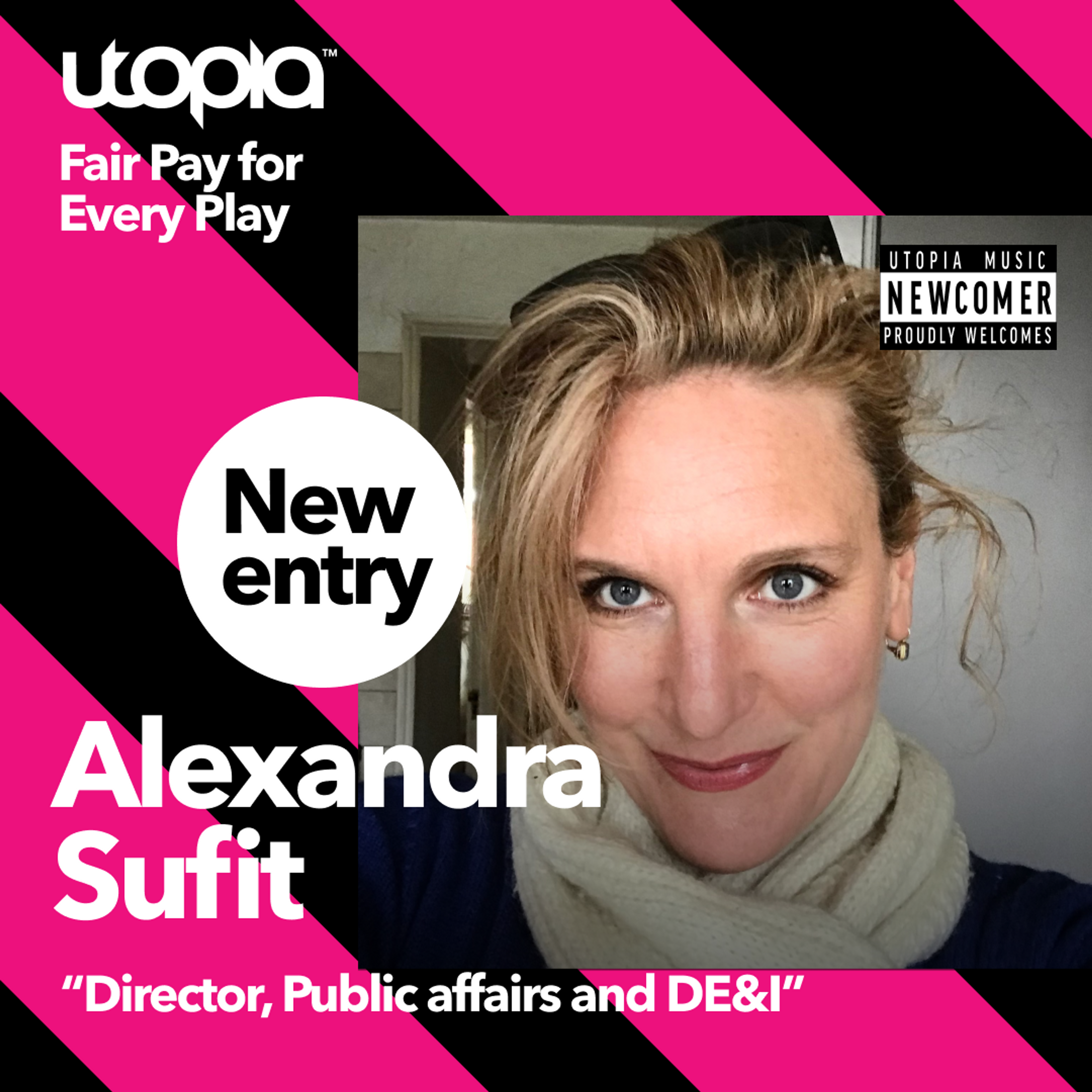 Card image for Utopia appoints Alexandra Sufit to lead the charge of its diversity, inclusion and equity efforts