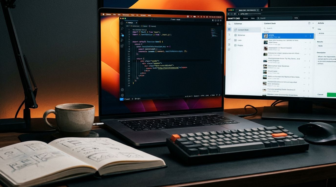 我在 48 小时内搭建了一个 Next.js + Sanity CMS 网站 — 这些方法真正有效