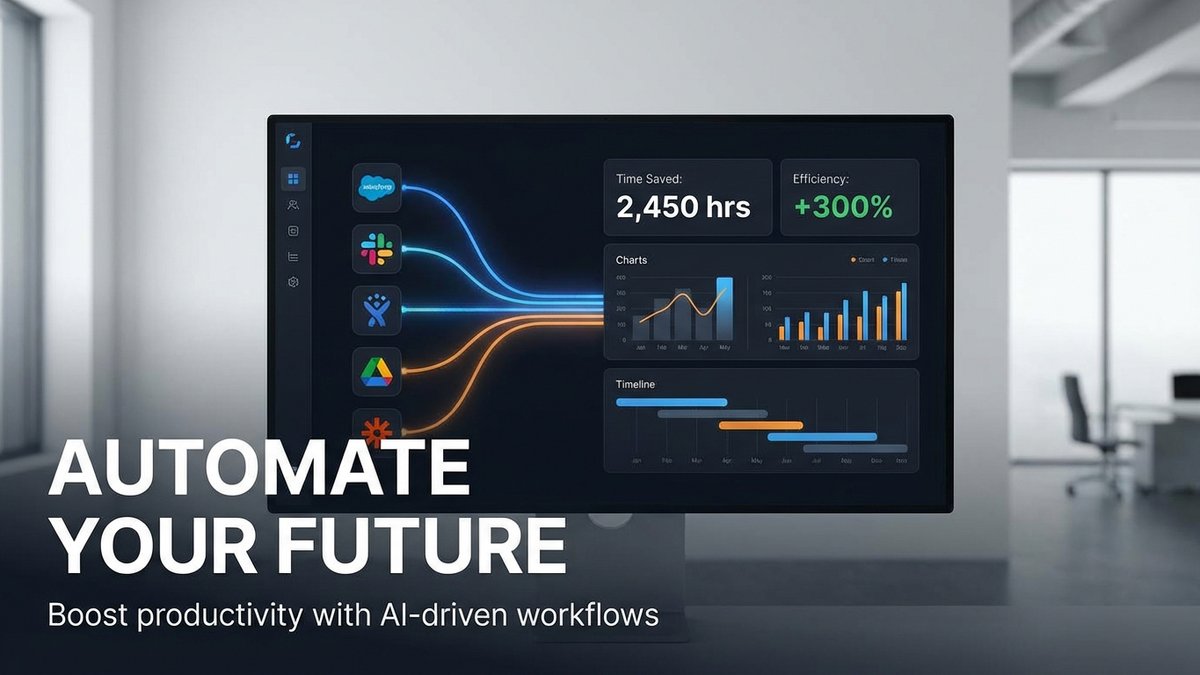 每周为小型企业节省20小时以上的5个AI自动化工作流程