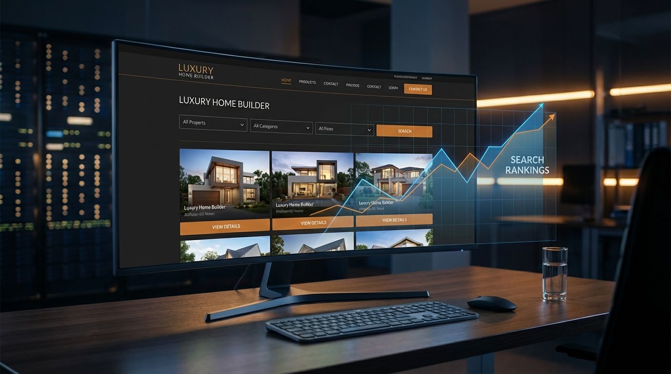 我们如何为 CoreVal Homes 打造一个排名超越全国性建筑商的网站