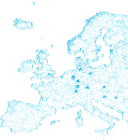Landkarte mit allen Salesfive Standorten.