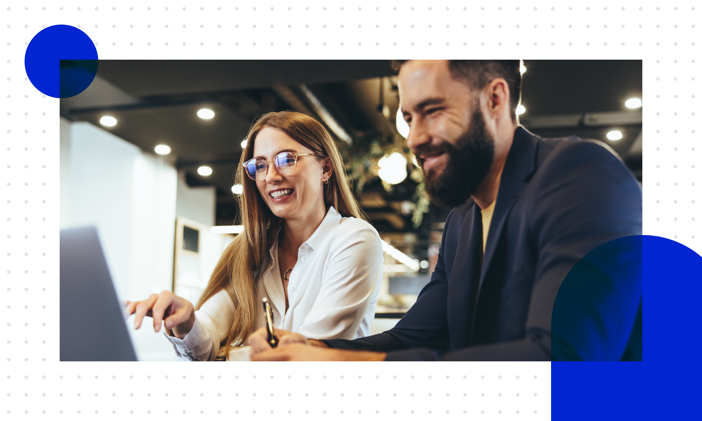 A team automates processes with AI agents.