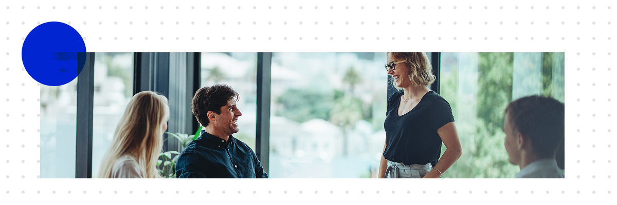 Salesfive Mitarbeiterin im Change-Management-Workshop mit Kunden. 