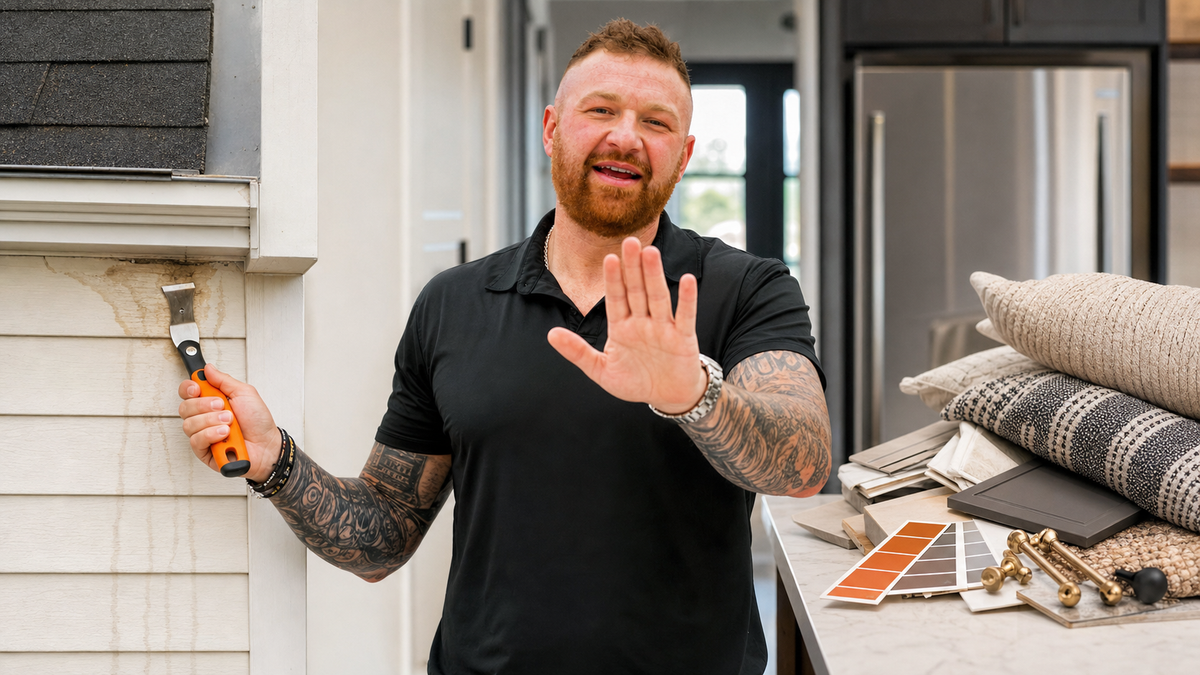 Michael Morris separates one high-impact home repair from a pile of lower-priority cosmetic projects before selling.