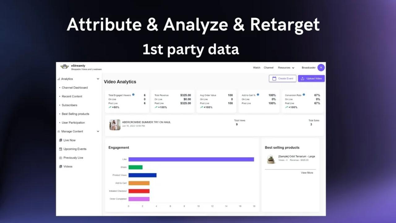 Easily Attribute, analyze, retarget viewers
