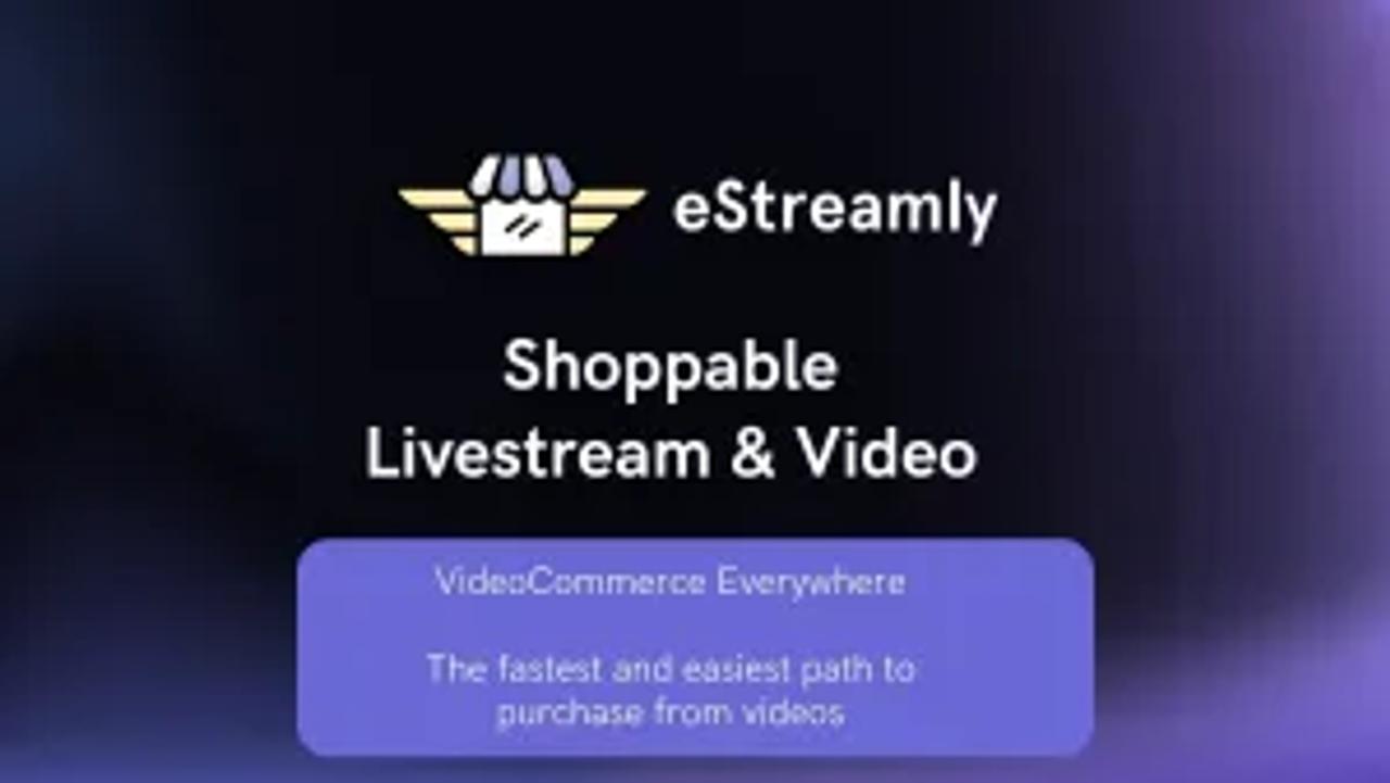 Intro presentation page of estreamly