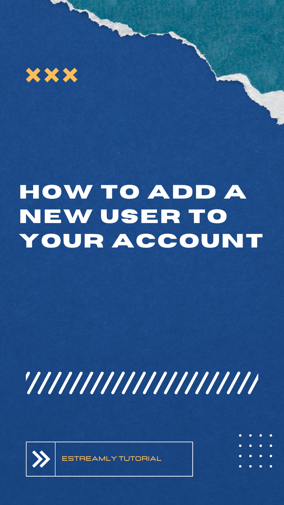 Add a new user to your account