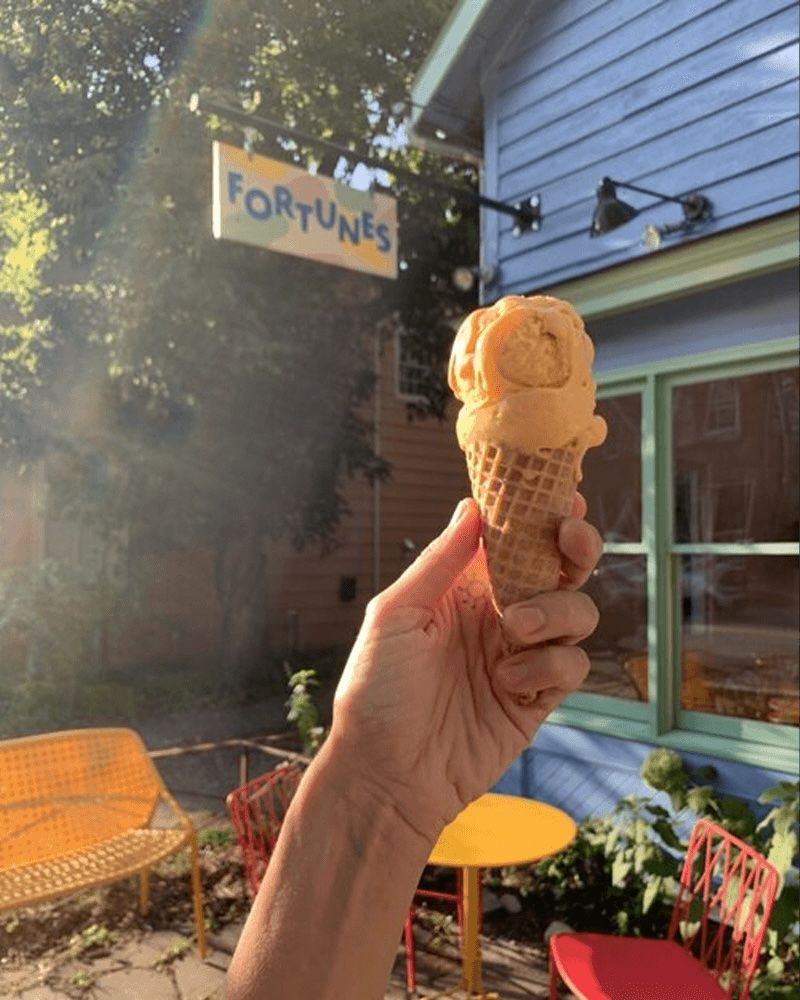 Fortunes Ice Cream, Chosen by Semaine Tastemaker Sky High Farm