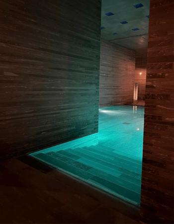 Peter Zumthor's Thermes de Vals spa, chosen by Semaine tastemaker Christine Saks & Barbara Potts