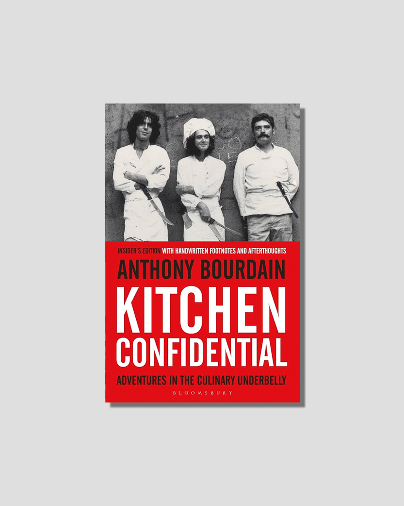 Kitchen Confidential by Anthony Bourdain, Chosen by Semaine Tastemaker James Massiah