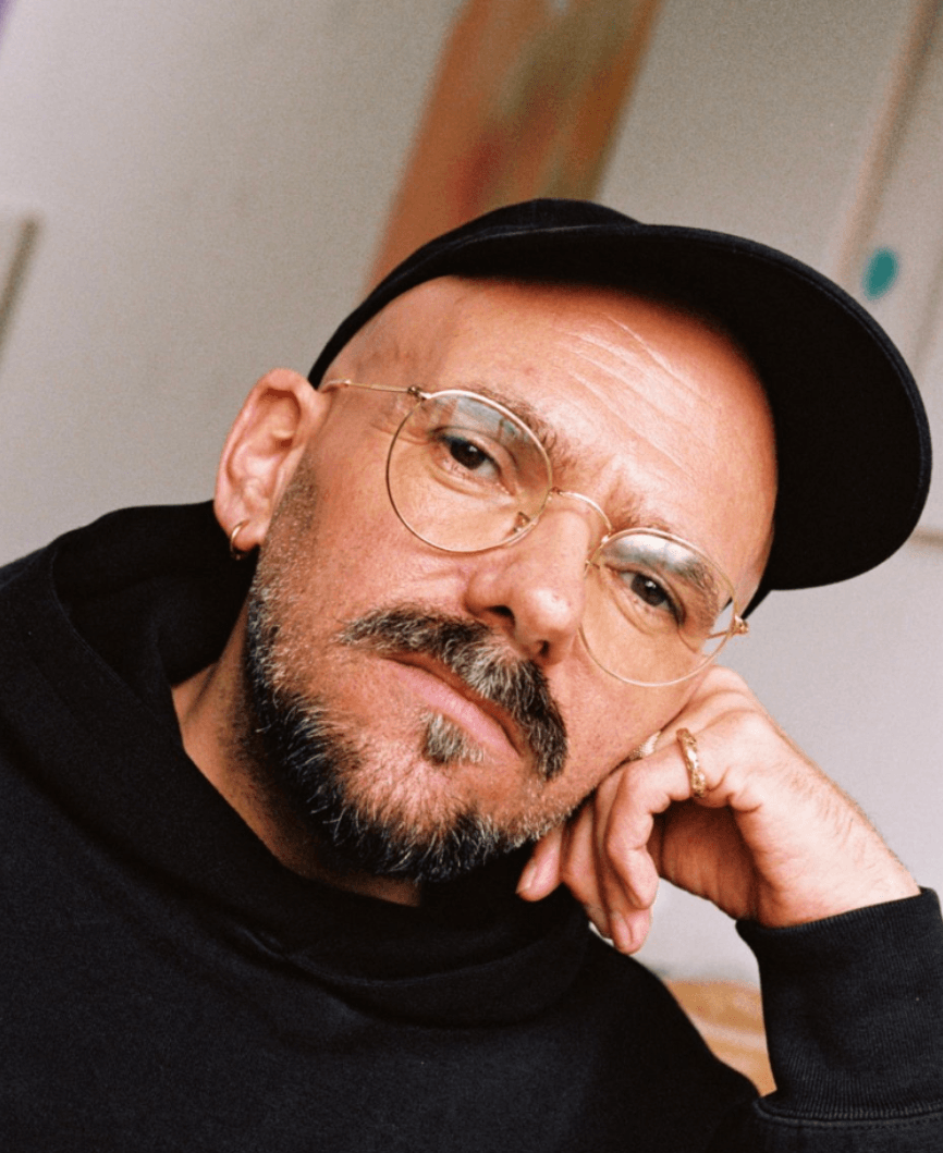 Ryan Gander in his Studio