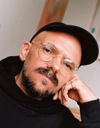 Ryan Gander in his Studio