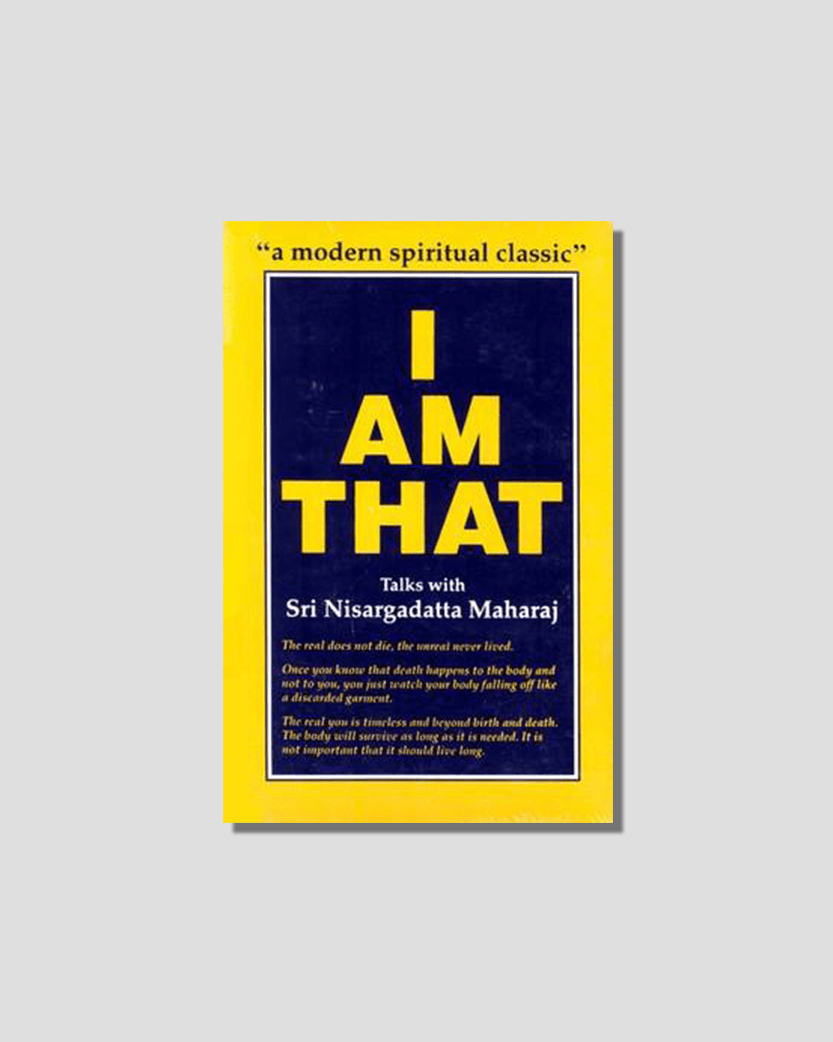I Am That by Sri Nisargadatta Maharaj, chosen by Tastemaker Marie-Louise Scio, for Semaine.