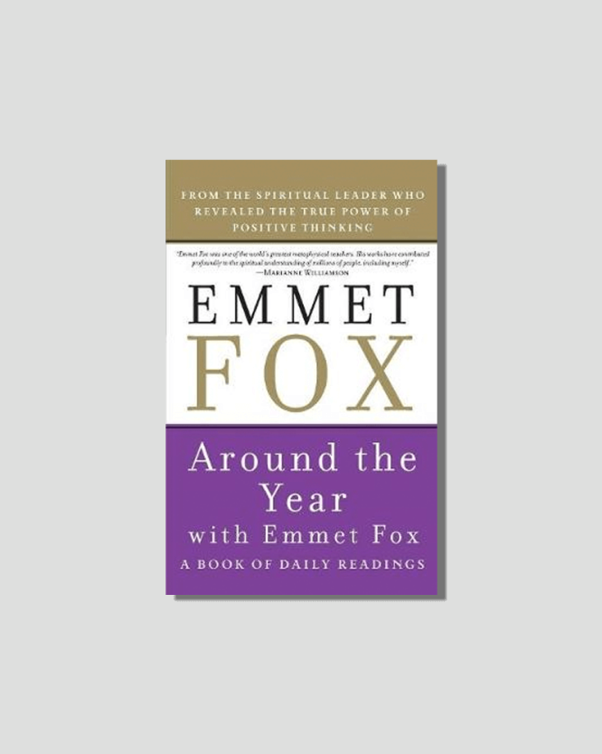 Book cover for "Around the Year with Emmet Fox: A Book of Daily Readings."