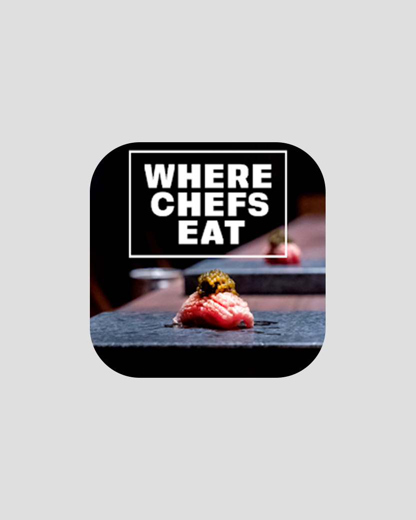 Where Chefs Eat App chosen by Tastemaker Hans Ulrich Obrist, for Semaine.