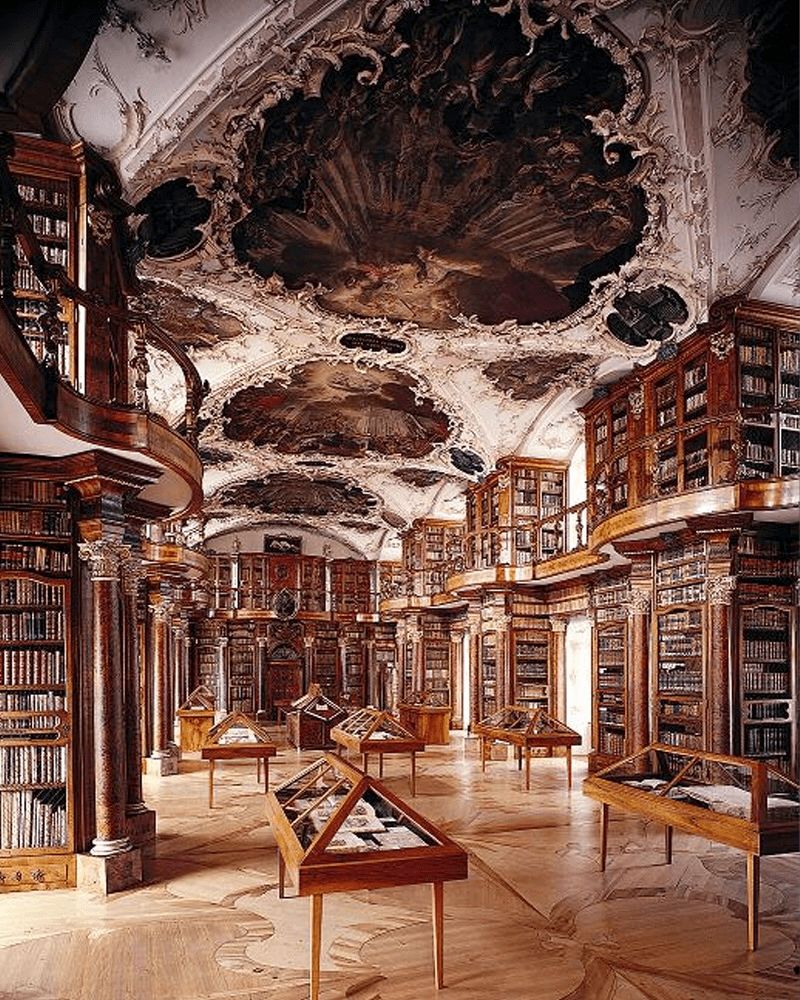 Abbey Library of St Gallen, Chosen by Semaine Tastemaker Hans Ulrich Obrist