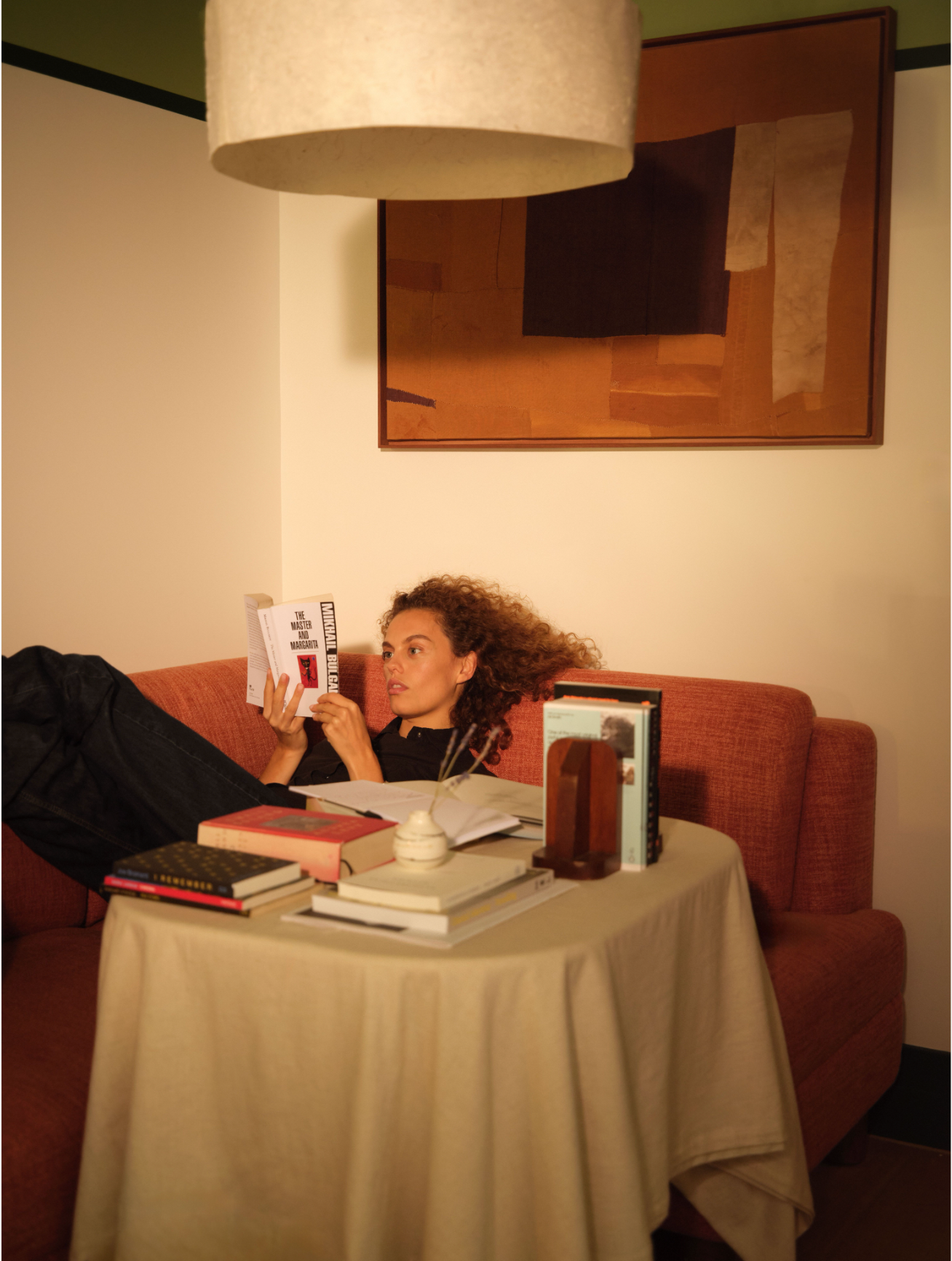 Gemma Janes of Sendb00ks photographed at The July Hotels, produced by Studio Semaine. 
