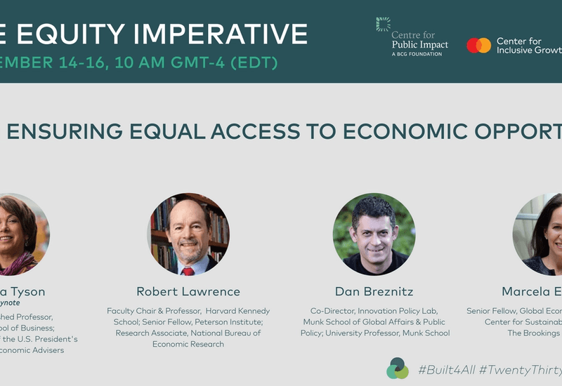 Recording: The Equity Imperative Day 2 | Ensuring Equal Access to Economic Opportunity