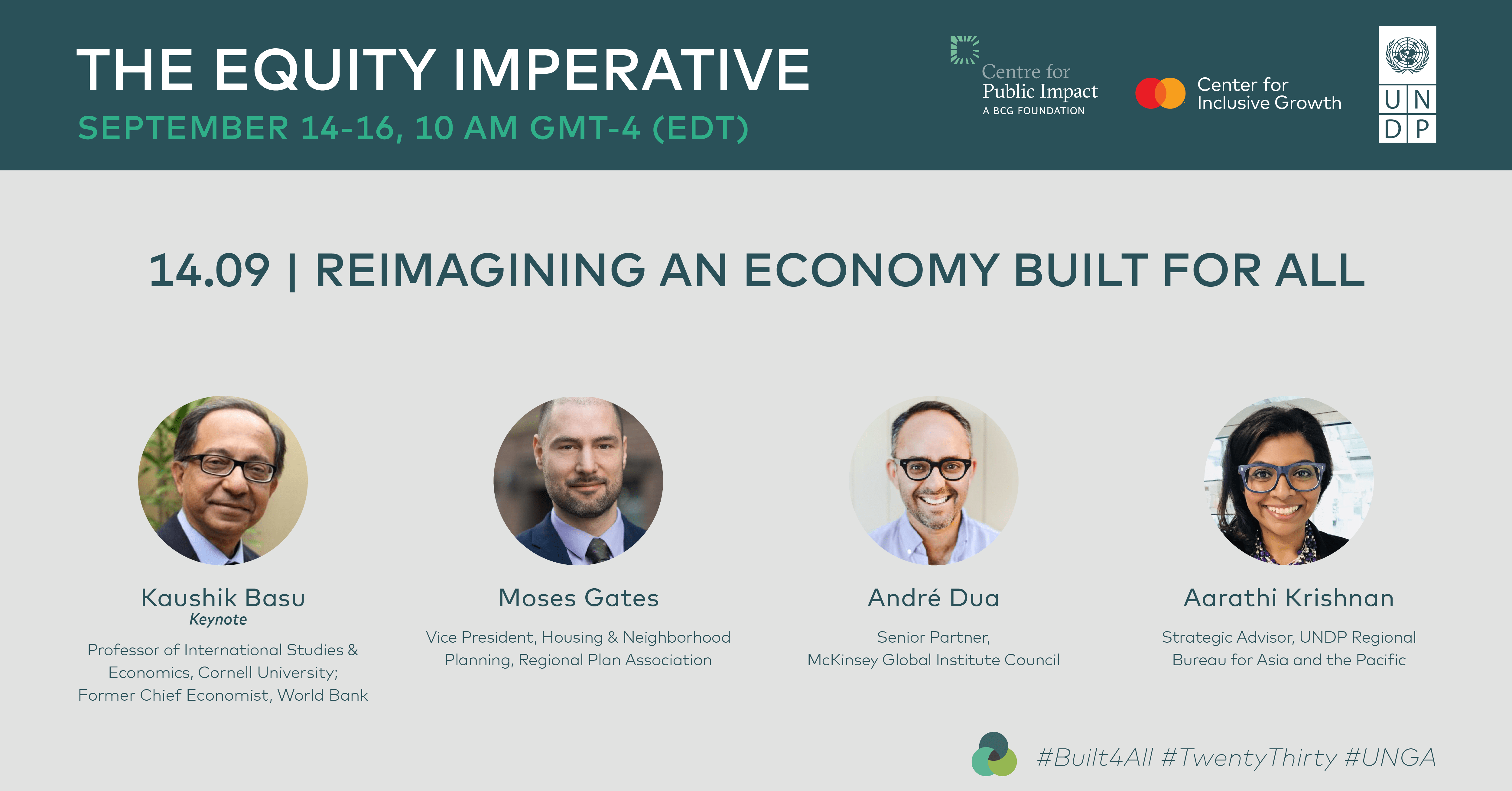 Recording: The Equity Imperative Day 1 | Reimagining an Economy Built for All