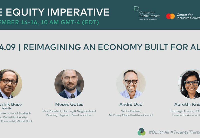 Recording: The Equity Imperative Day 1 | Reimagining an Economy Built for All