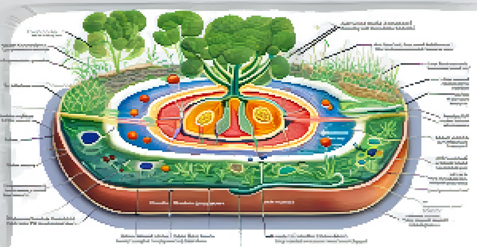 An educational diagram of a plant cell, labeled with its structures and their functions on a white background.