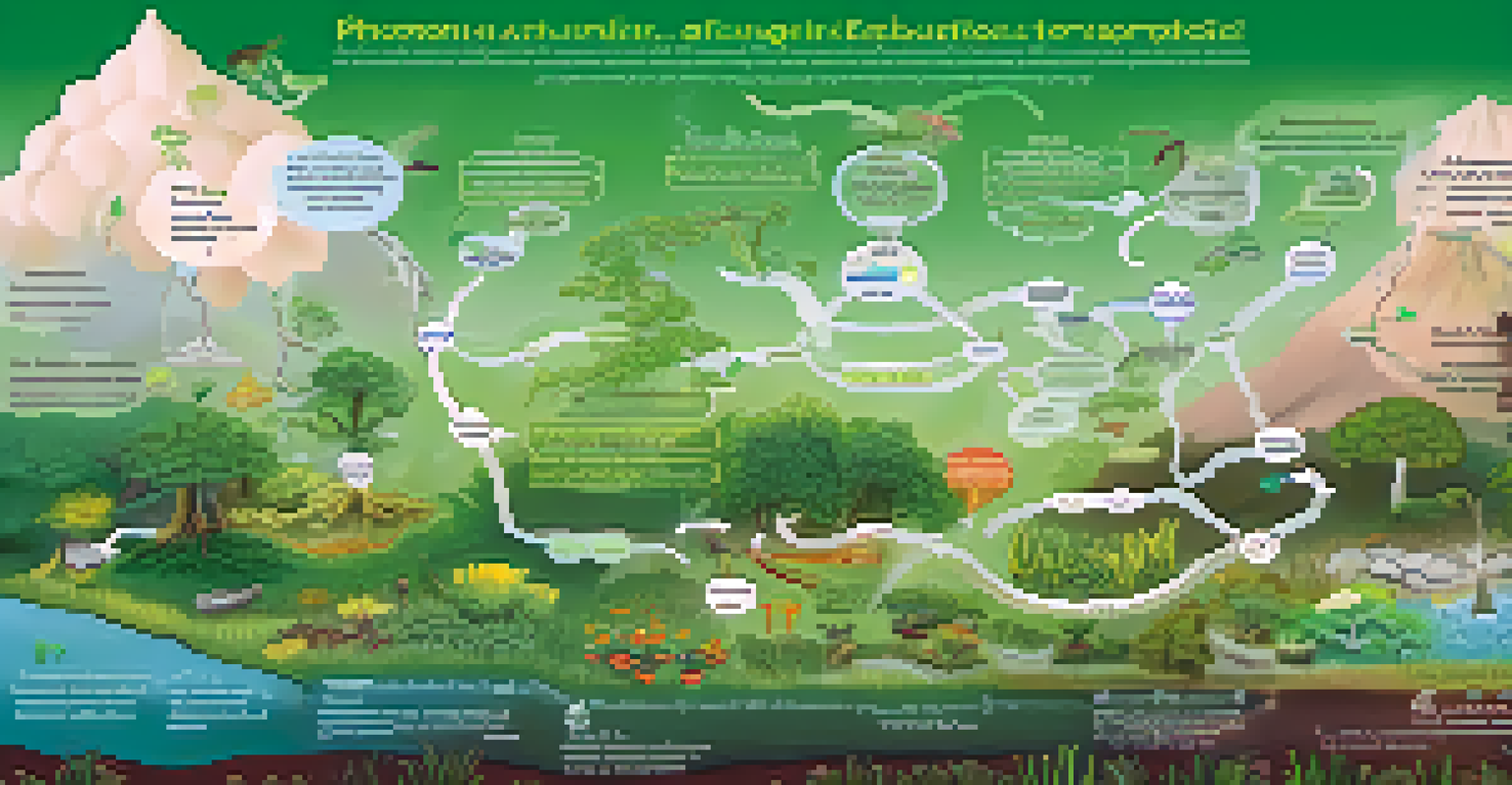 Infographic of the nitrogen cycle highlighting the role of fungi in nutrient transformation.