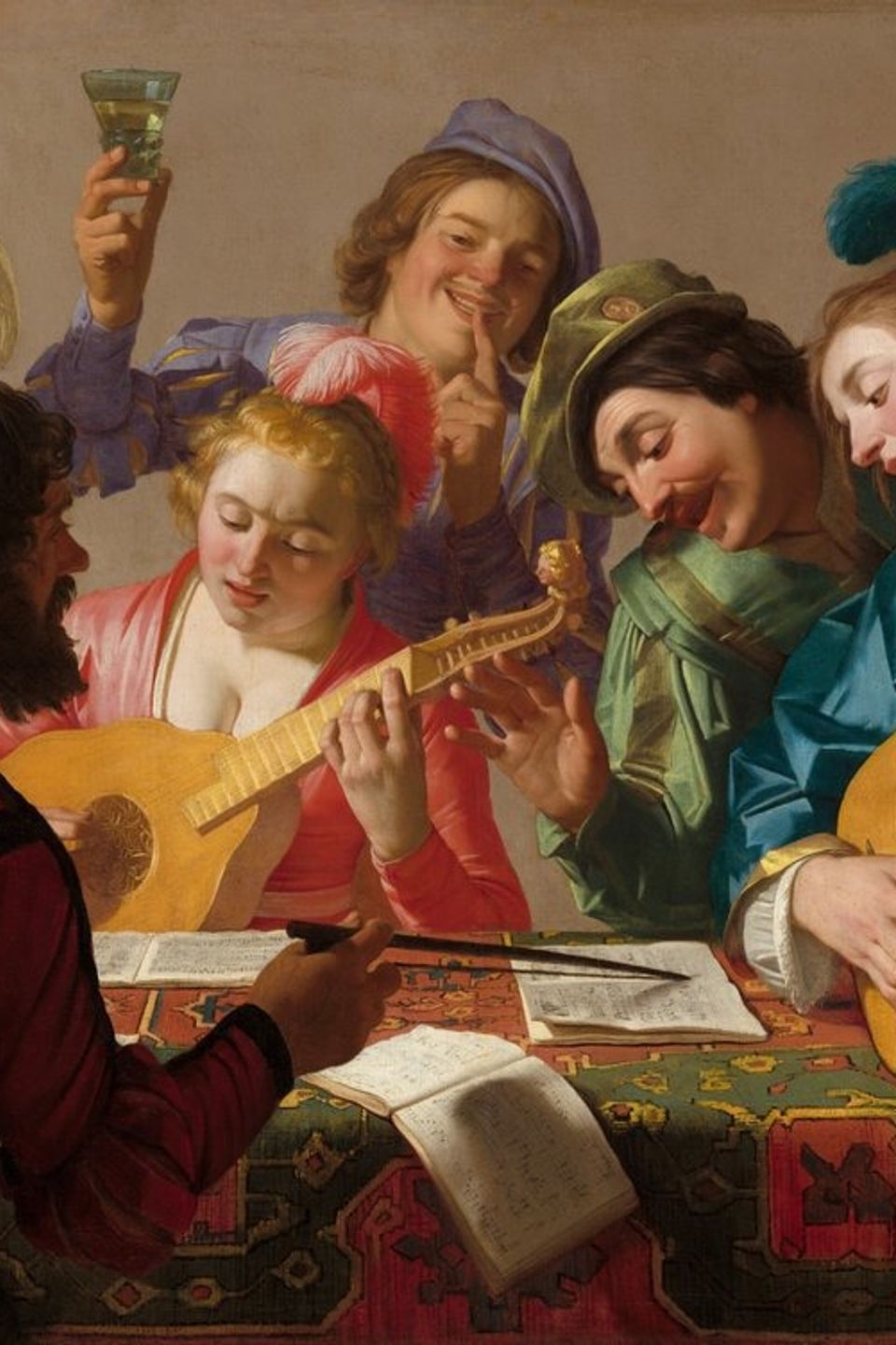 Gerrit van Honthorst, O Concerto (1623)