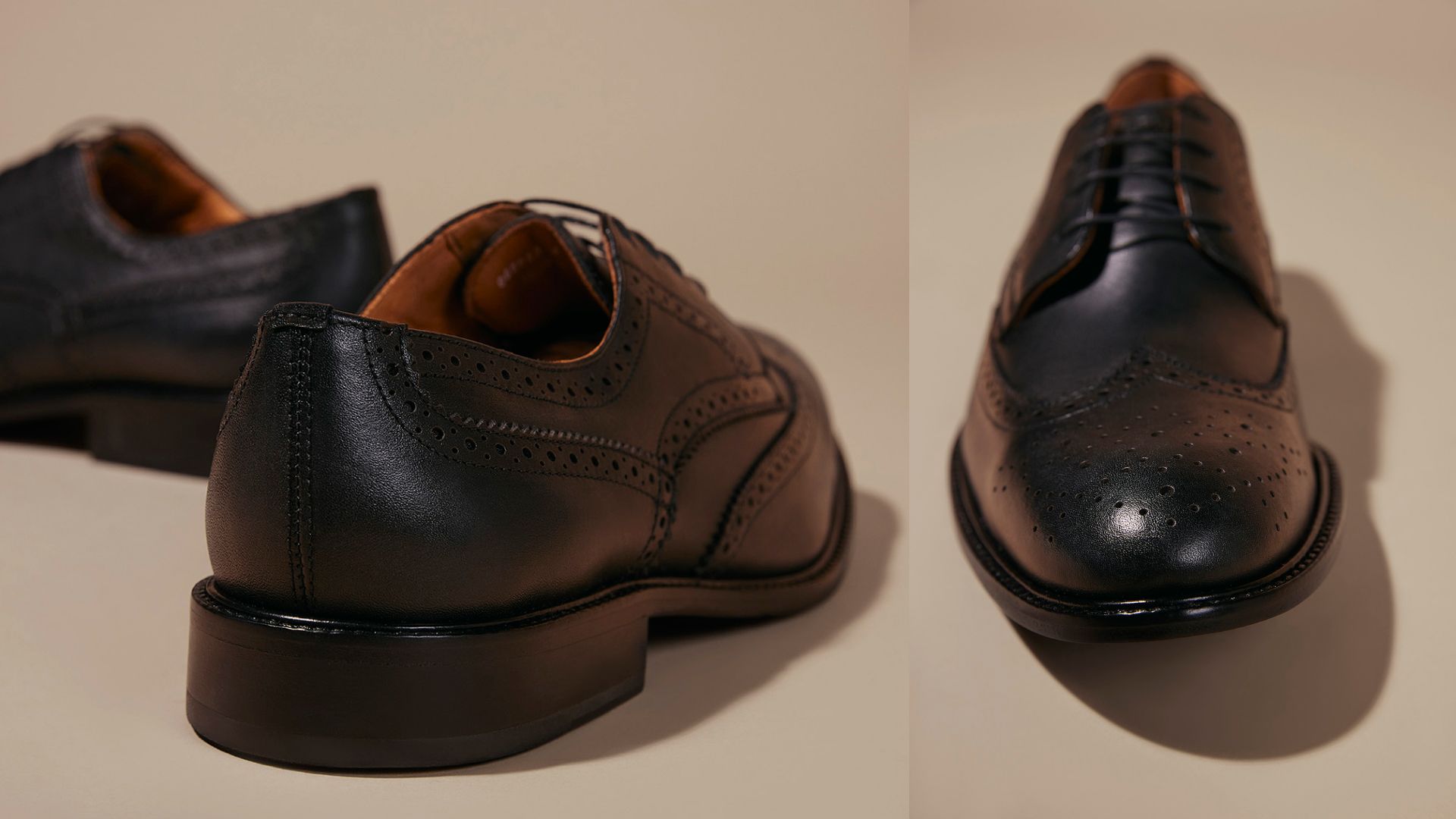 Detalhe sapato derby