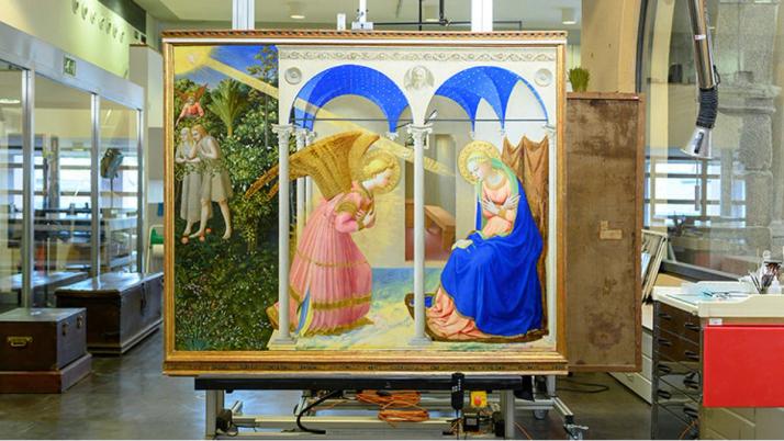 restauracao anunciacao fra angelico