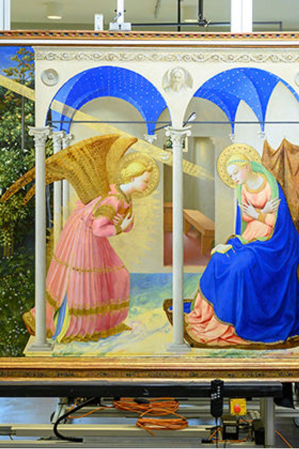 restauracao anunciacao fra angelico