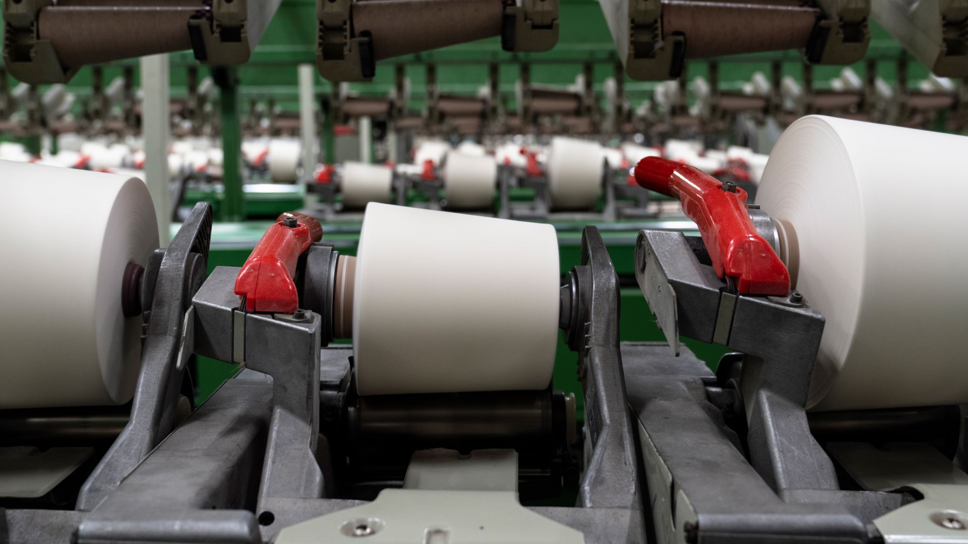 fábrica no peru de processamento, filamento e tecelagem do algodão pima