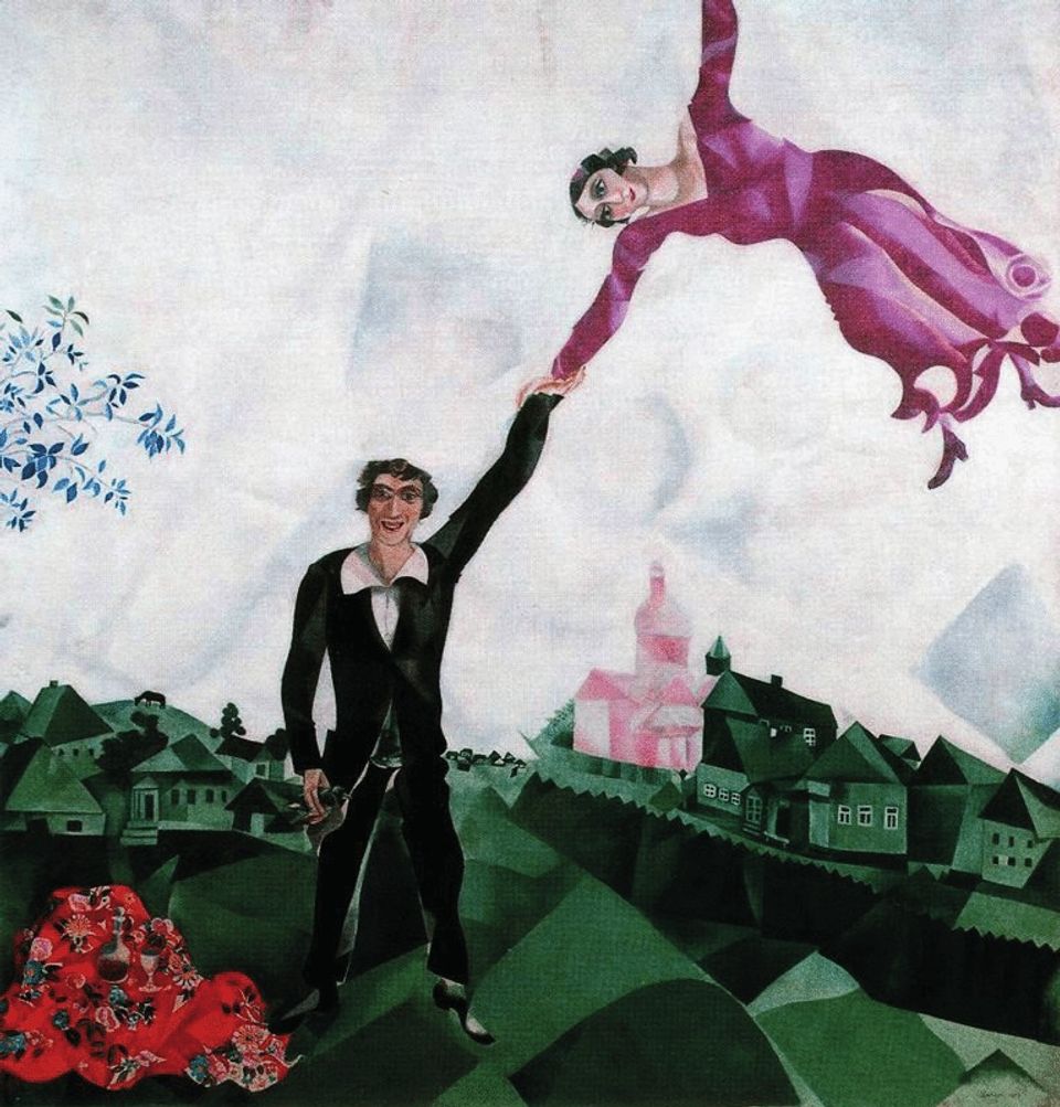 Marc Chagall, Passeio (1917)