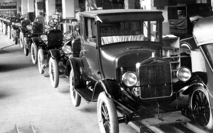 Um dos primeiros modelos do carro de produção em massa da Ford