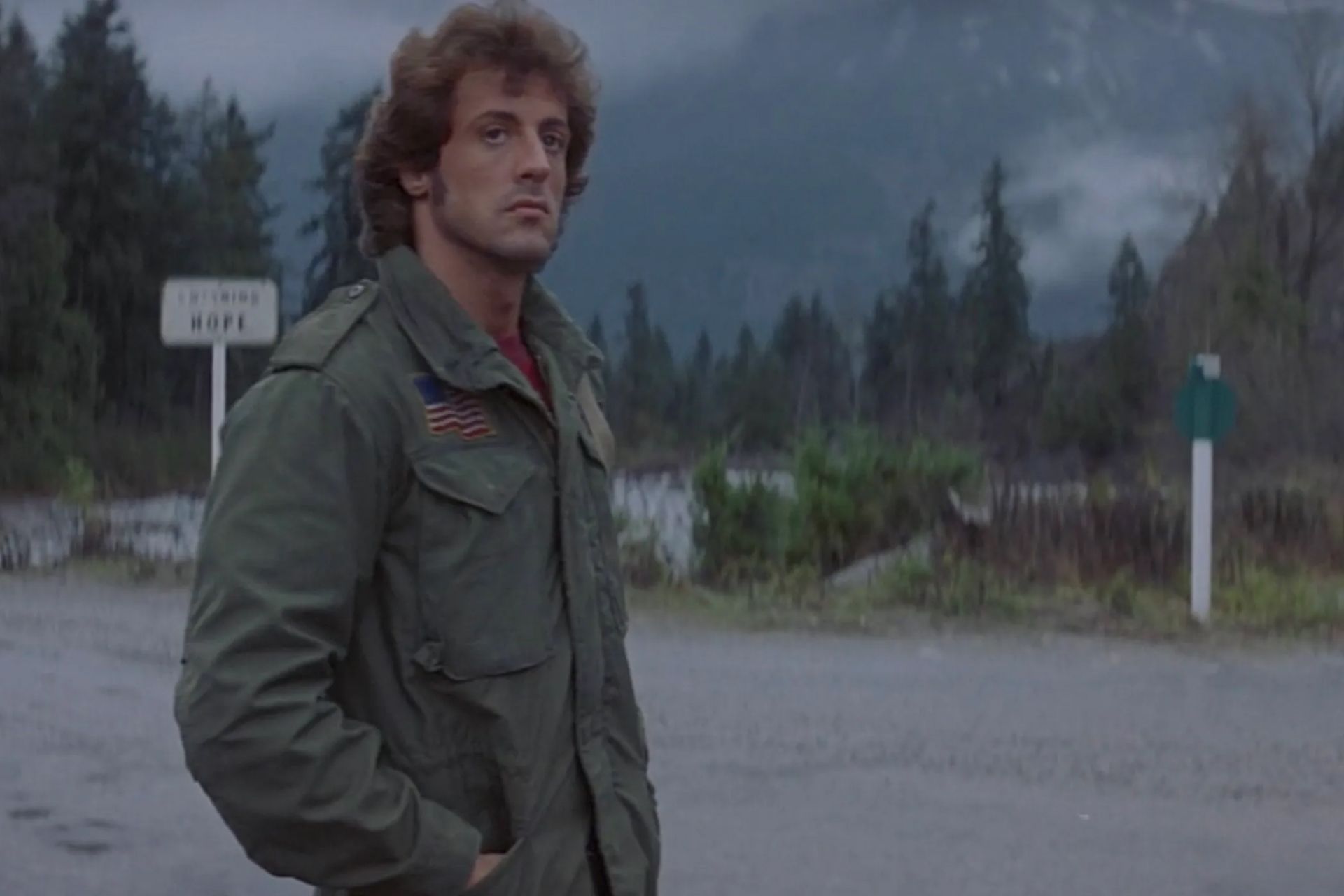 Sylvester Stallone, no primeiro Rambo