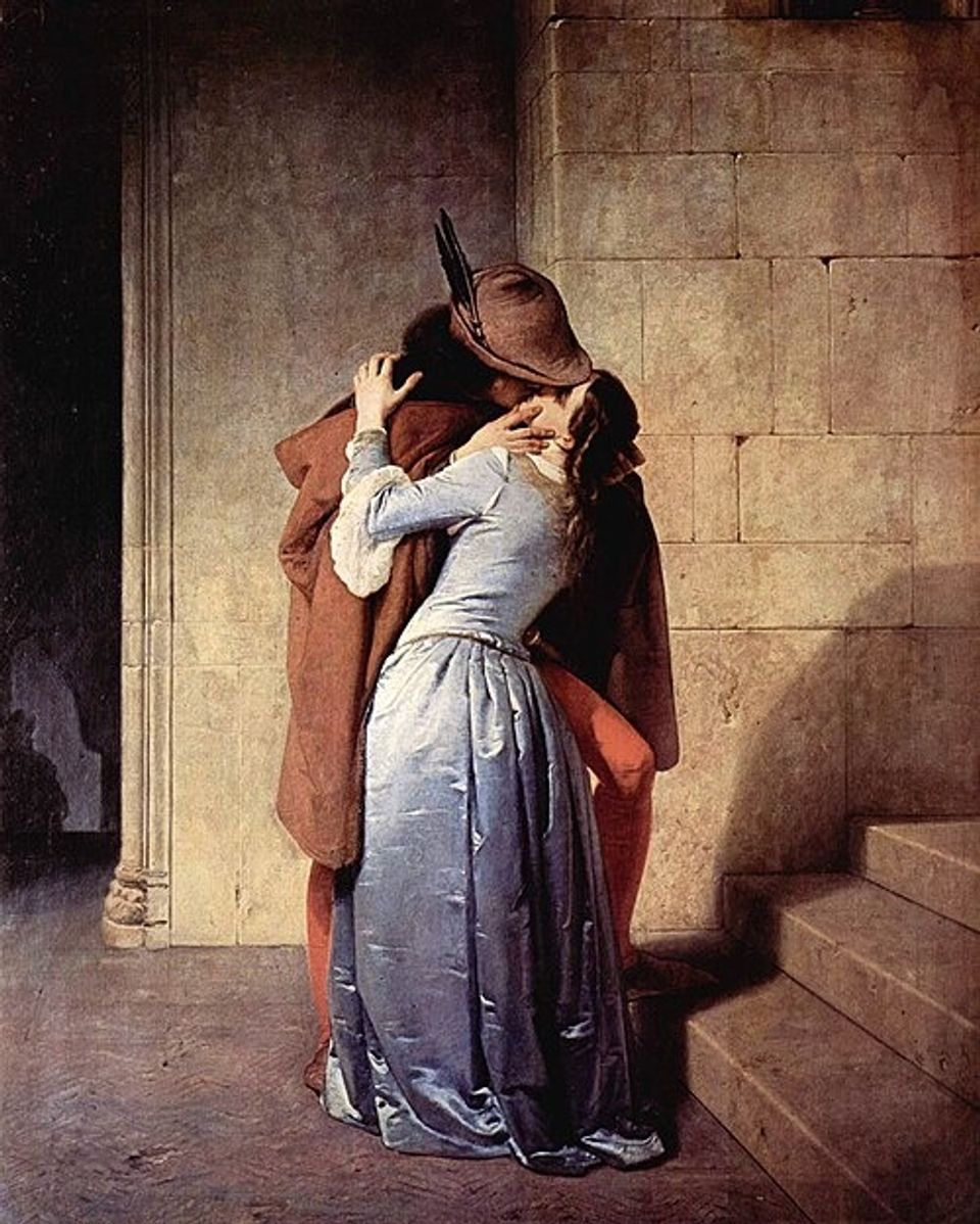 Francesco Hayez, O Beijo (1859)