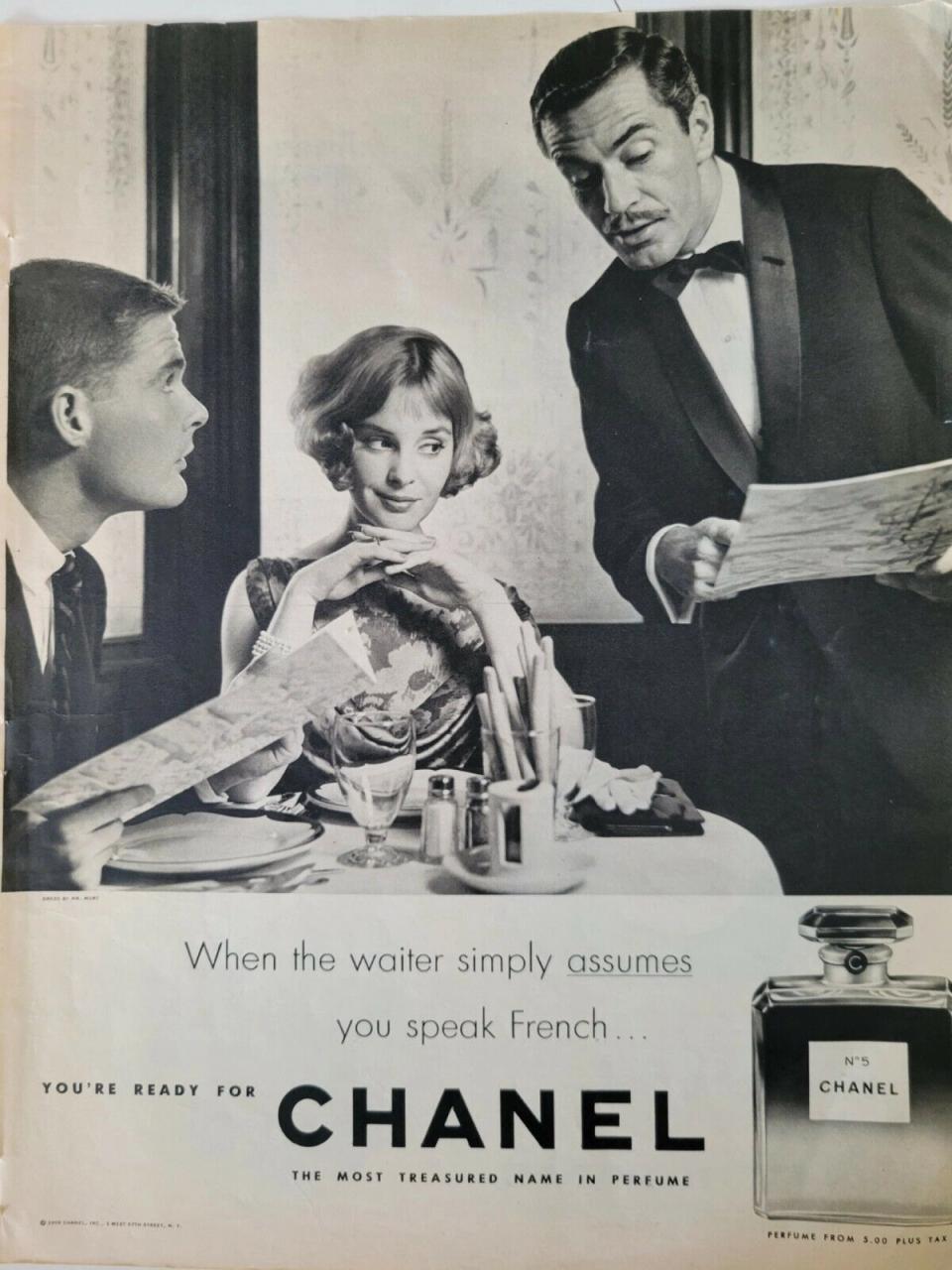 comerciais antigos do perfume n5 de coco chanel