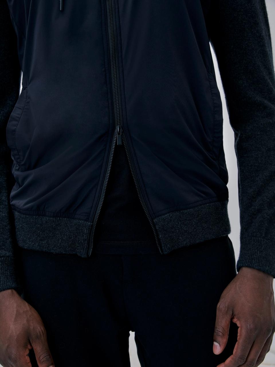 Jaqueta de Puro Cashmere com naylon