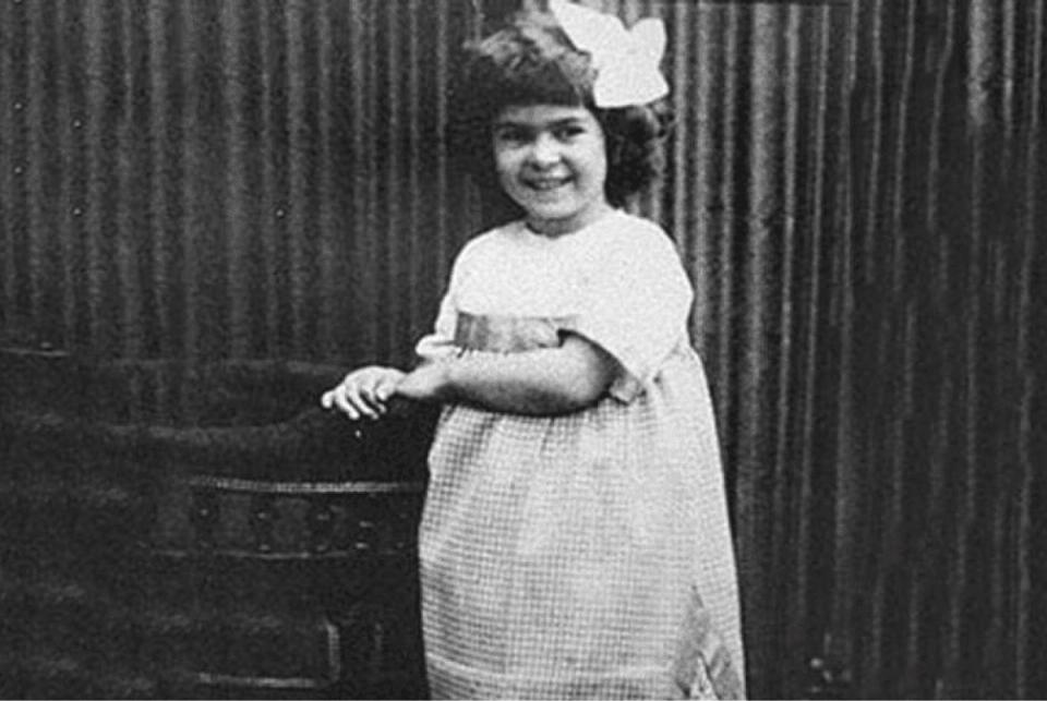 Coco Chanel quando criança