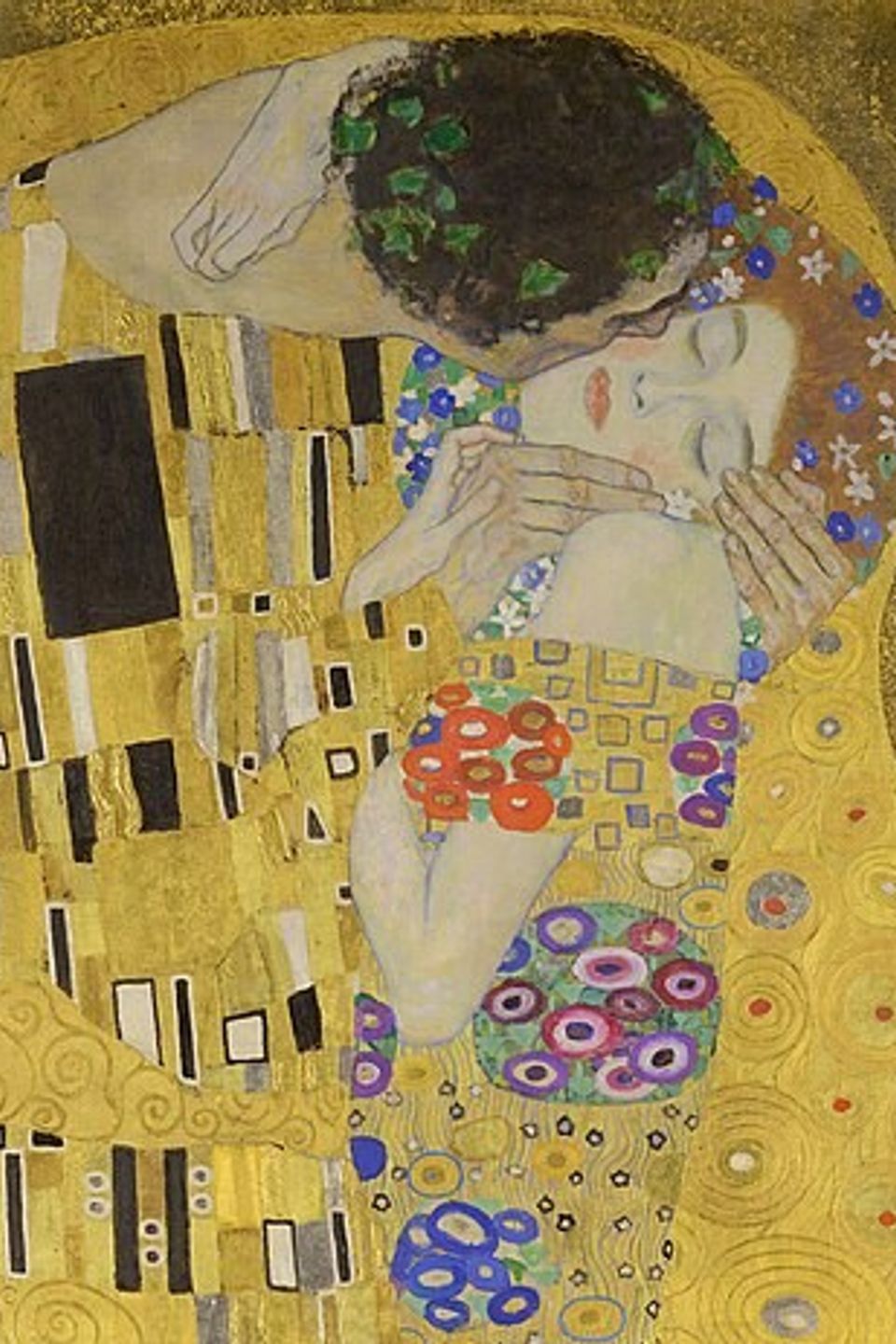 Gustav Klimt, O beijo (1907)
