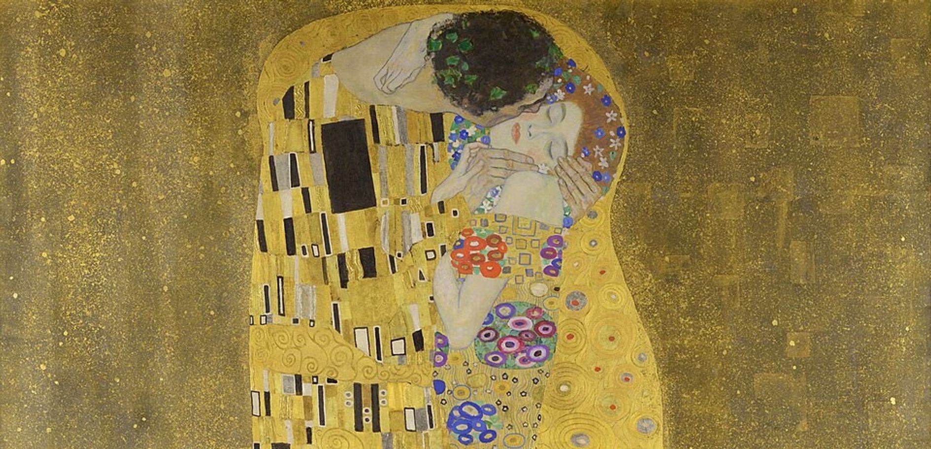 Gustav Klimt, O beijo (1907)