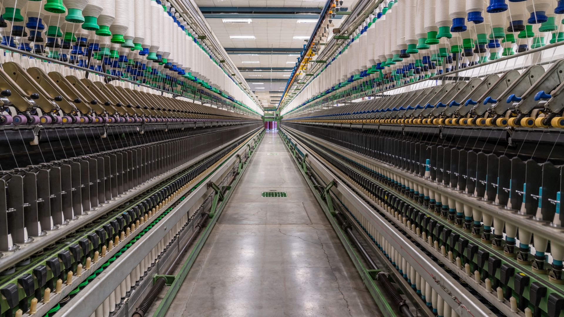 fábrica no peru de processamento, filamento e tecelagem do algodão pima