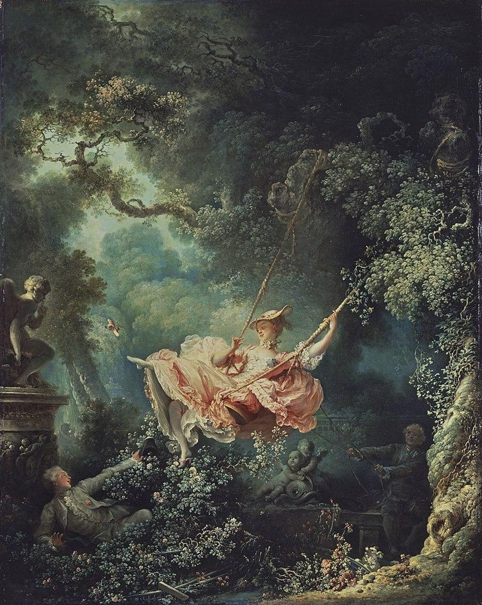 Jean-Honoré Fragonard, O Balanço (1767)