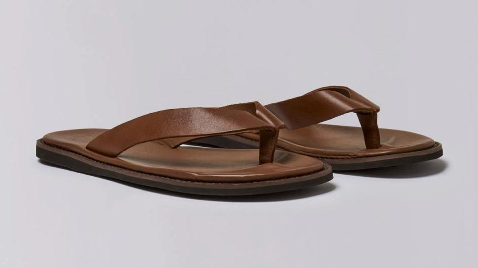 Chinelo de couro da Oficina 