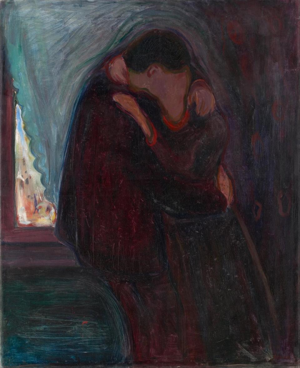 Edvard Munch, O Beijo (1897)
