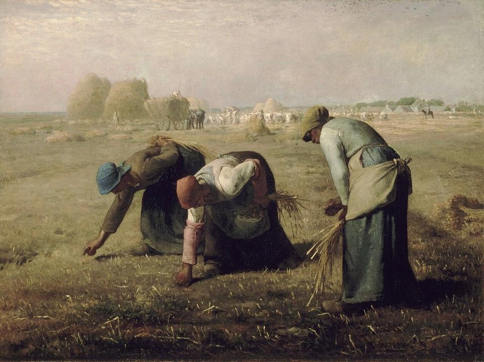 Jean-François Millet — As Respigadeiras (1857)