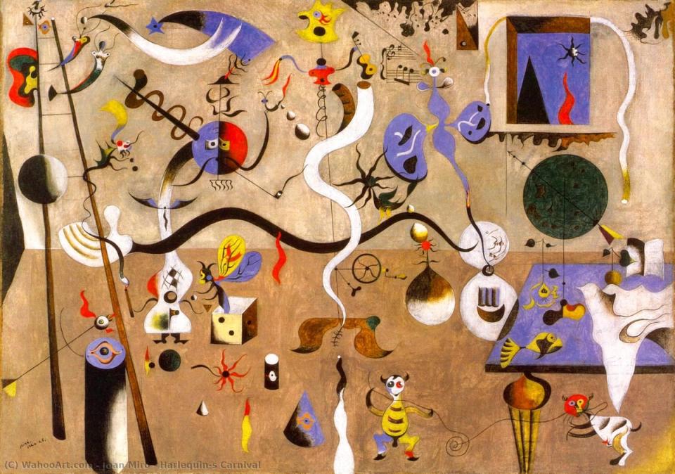 Joan Miró, O Carnaval de Arlequim (1924)
