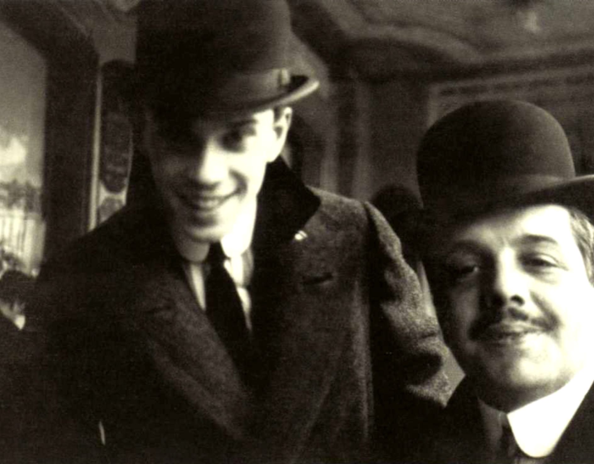 Sergei Diaghilev e Nijinsky juntos