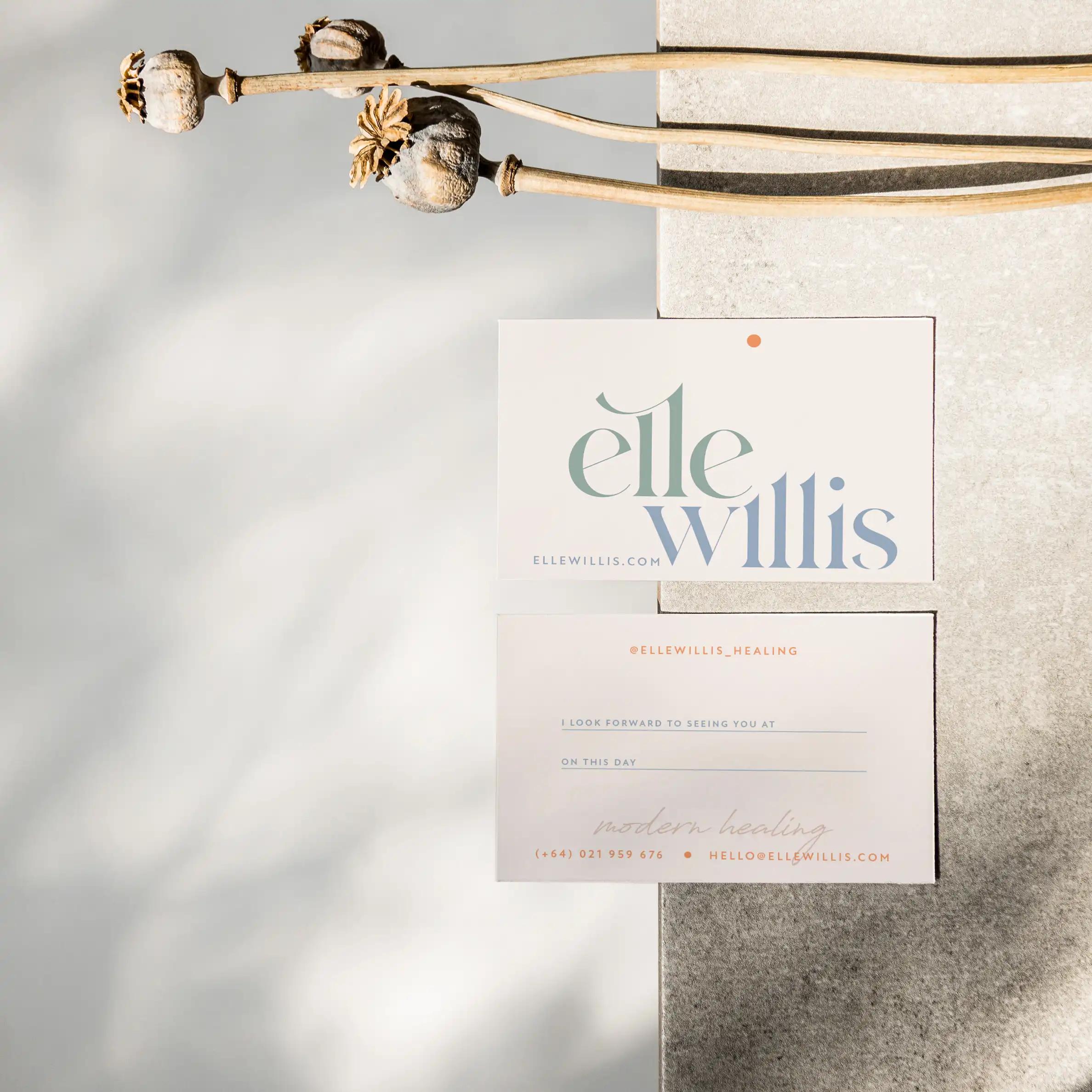 elle willis business cards